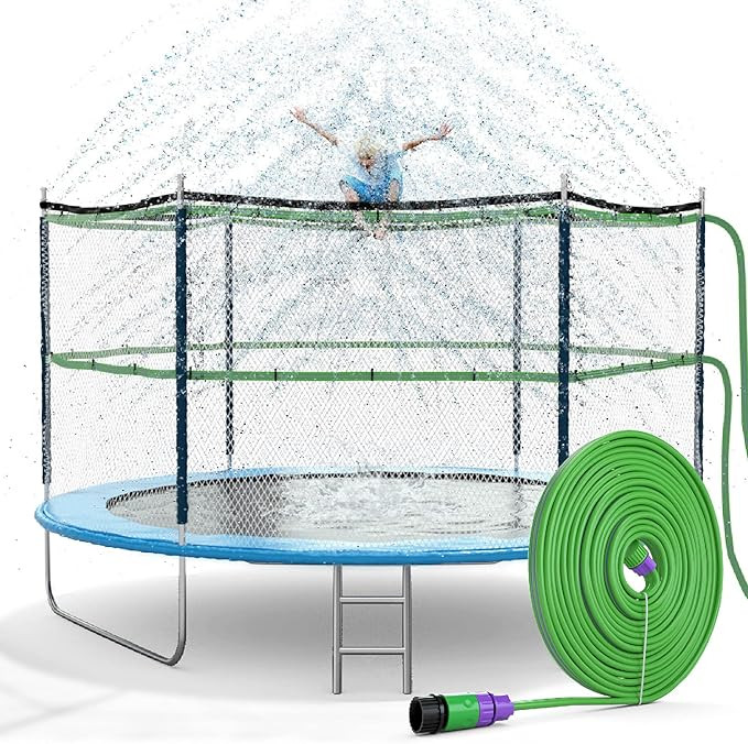 Jasonwell Trampoline Sprinkler Kids Outdside: Trampoline Accessories Waterpark Fun Summer Outdoor... | Amazon (US)