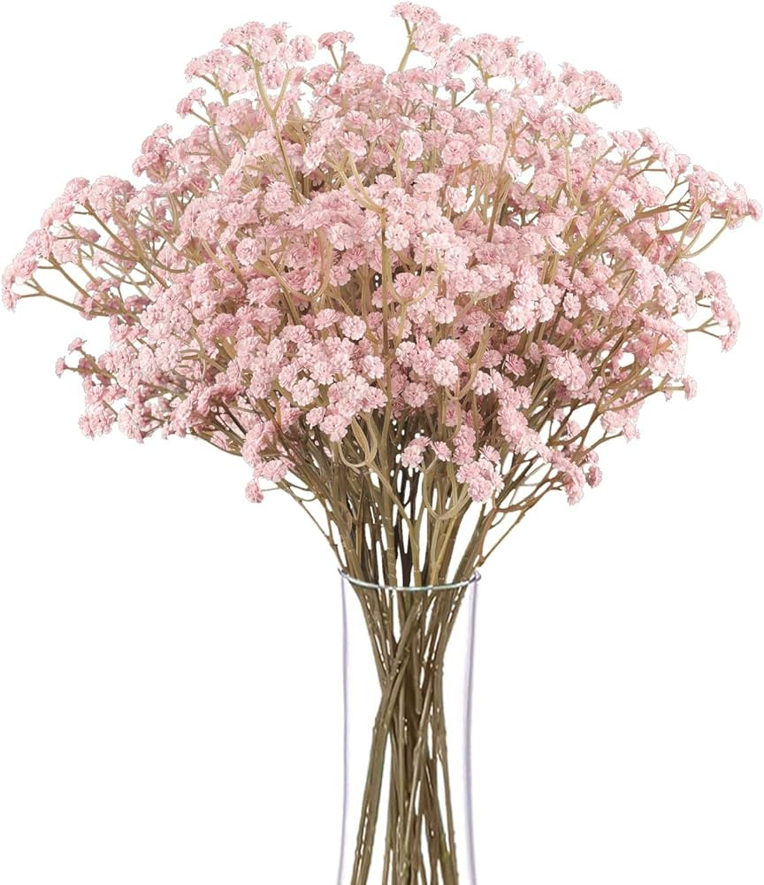 N&T NIETING10 PCS Babys Breath Artificial Flowers Fake Babys Breath Flowers Artificial Bulk Dusty... | Amazon (US)