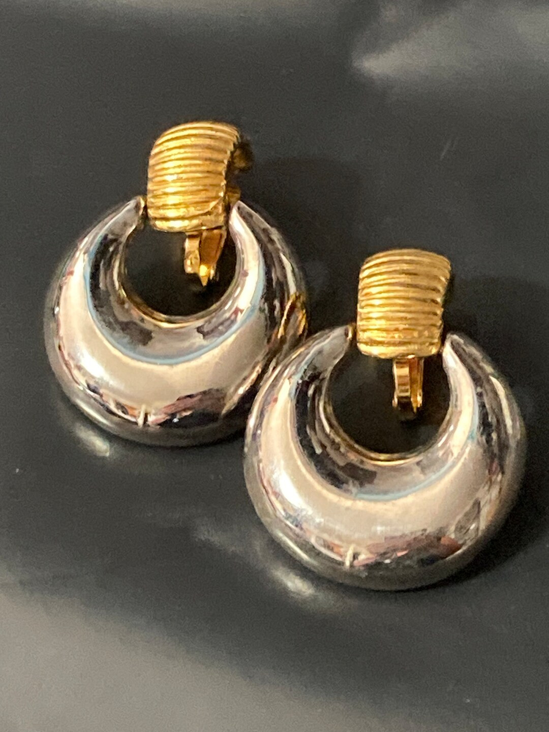 Iconic Classic Oversized Gold and Silver Tone Door Knocker - Etsy | Etsy (US)