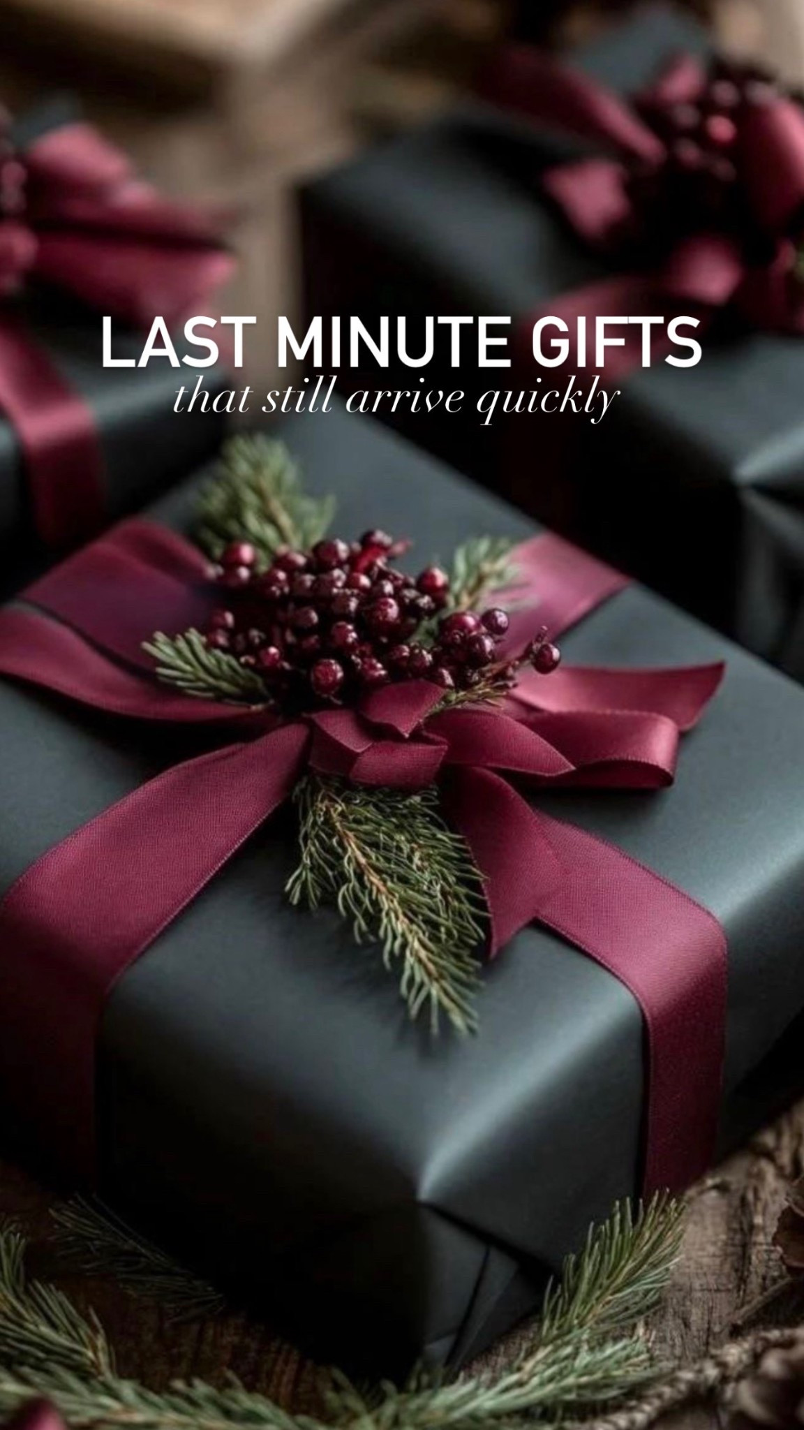 Last minute gifts that still arrive on time



#LTKSeasonal #LTKHoliday #LTKGiftGuide