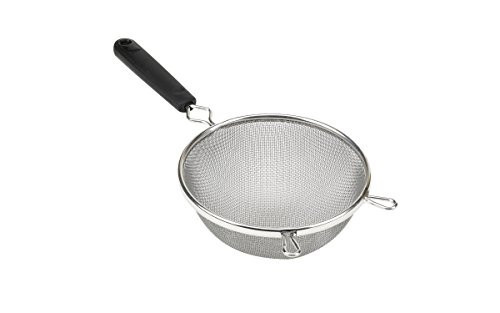 GoodCook Everyday 6" Mesh Strainer with Stainless Steel Mesh and Frame, Fine Mesh Sifter, Kitchen Strainer for Rice, Metal Sieve, Colander | Amazon (US)