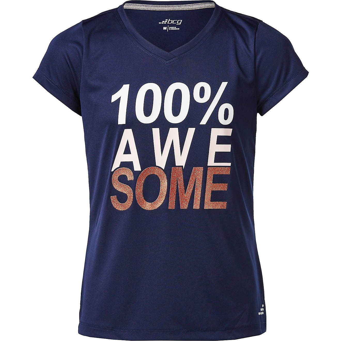 BCG Girls' Turbo 100% Awesome Graphic T-shirt | Academy Sports + Outdoor Affiliate