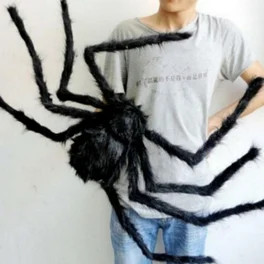 29.5" Black Large Spider Plush Toy Realistic Hairy Spider Halloween Party Scary Decoration Haunte... | Walmart (US)
