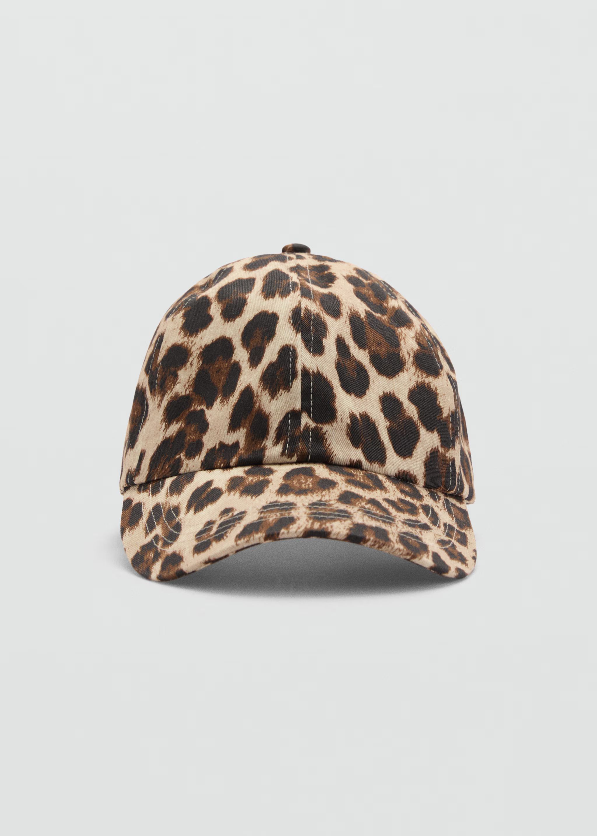 Leopard print cap | MANGO (US)