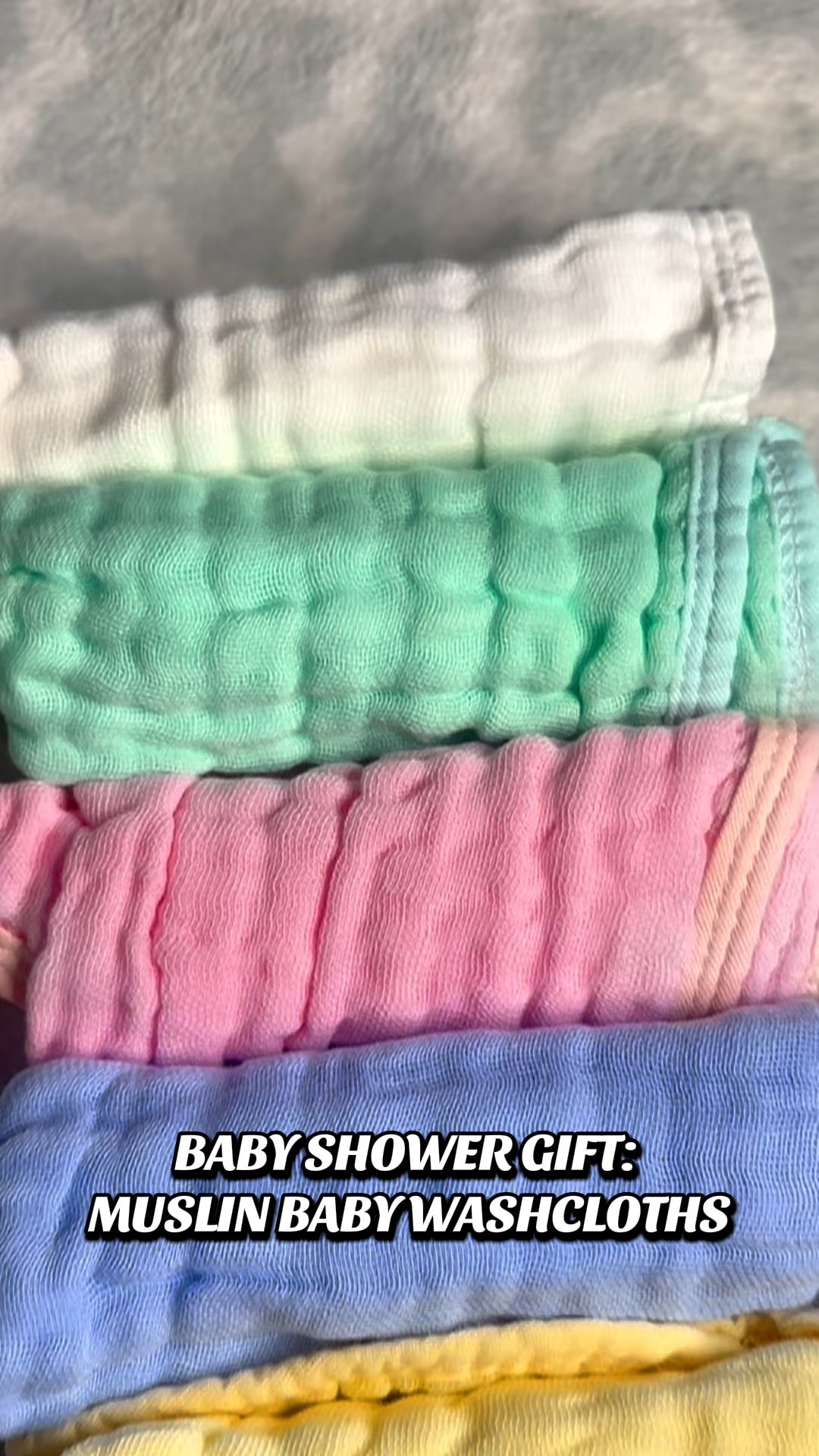 These muslin washcloths are such a good baby find. Soft, absorbent, gentle on newborn skin, and the easiest little add-on for any baby shower gift or registry basket.

#babyshower #giftidea #newbornessentials #babyshowergift 

#LTKGiftGuide #LTKBump #LTKBaby