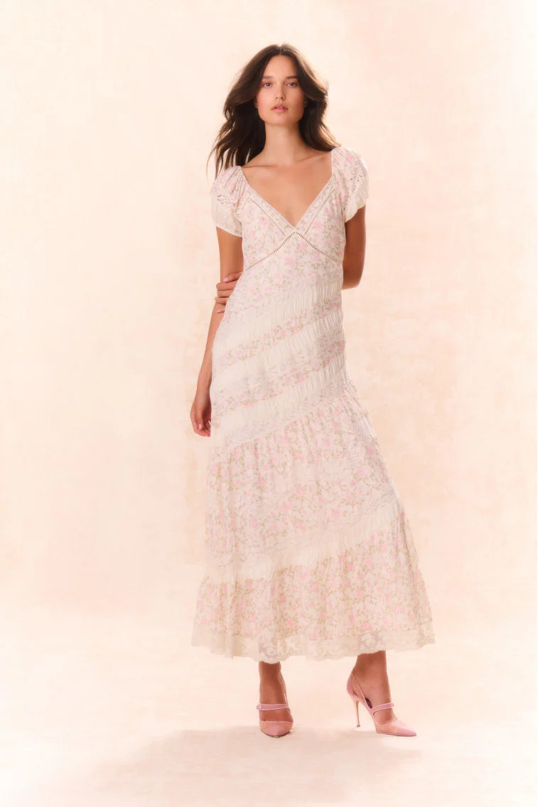 Verene Floral Maxi Dress | LoveShackFancy