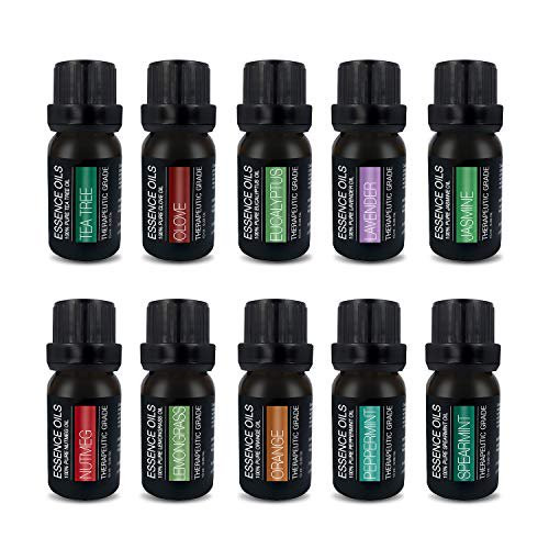 Pure Daily Care, Essential Oil Diffuser (300ml) & Top 10 Essential Oil Set | Walmart (US)