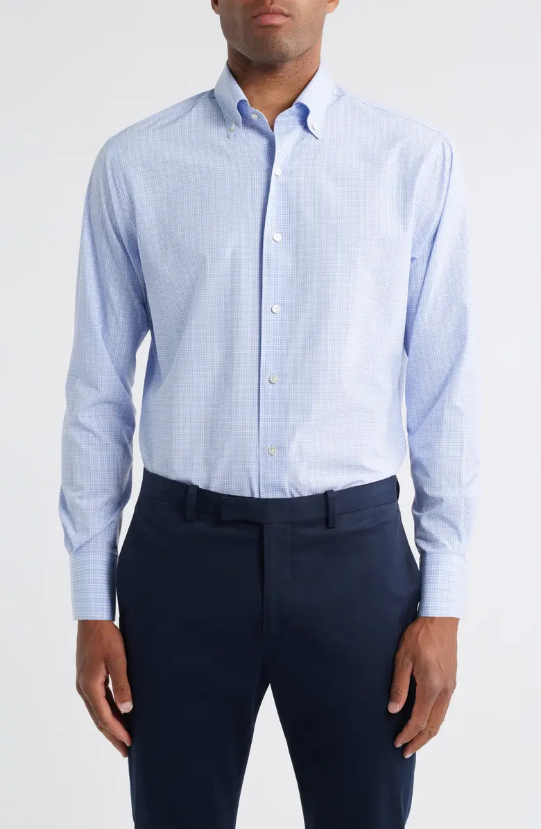 Peter Millar Crown Crafted Performance Poplin Button-Down Shirt | Nordstrom | Nordstrom