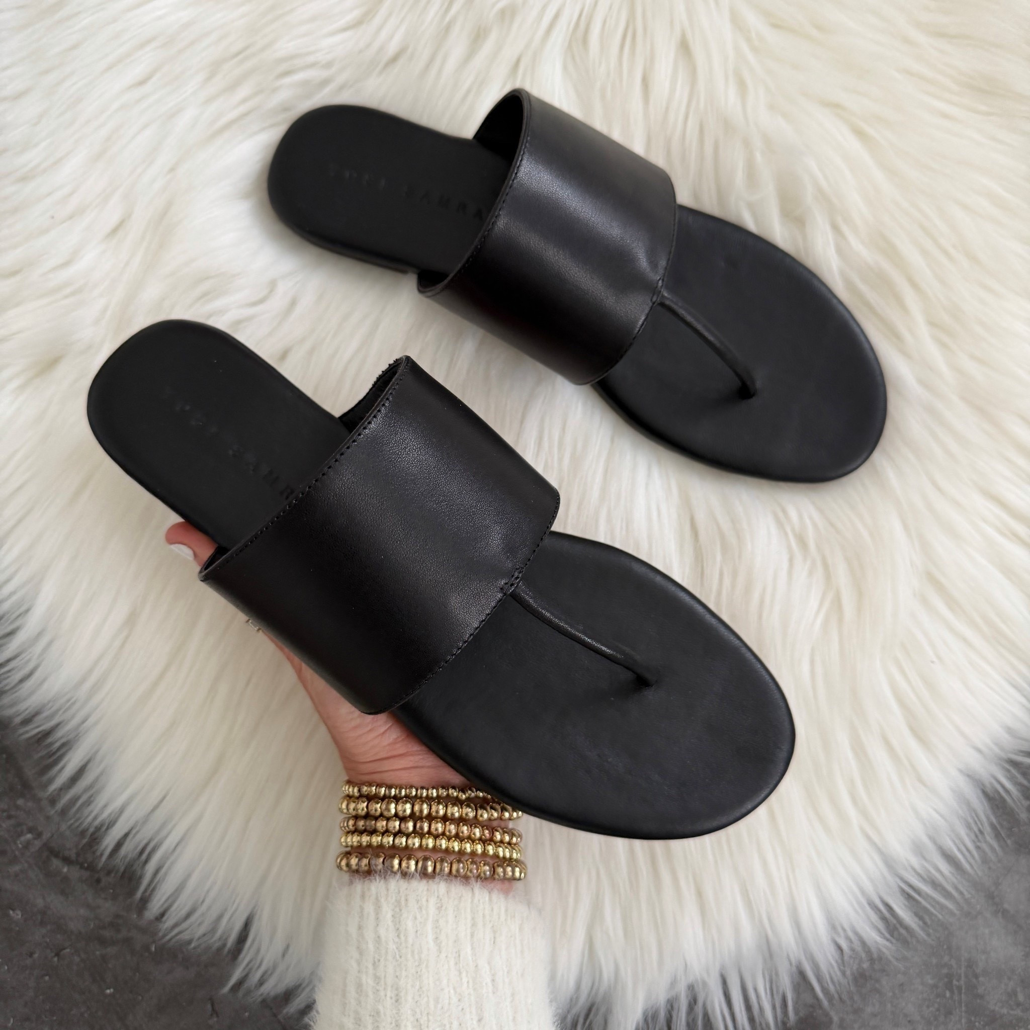 Yosi samra black Ella flip flop