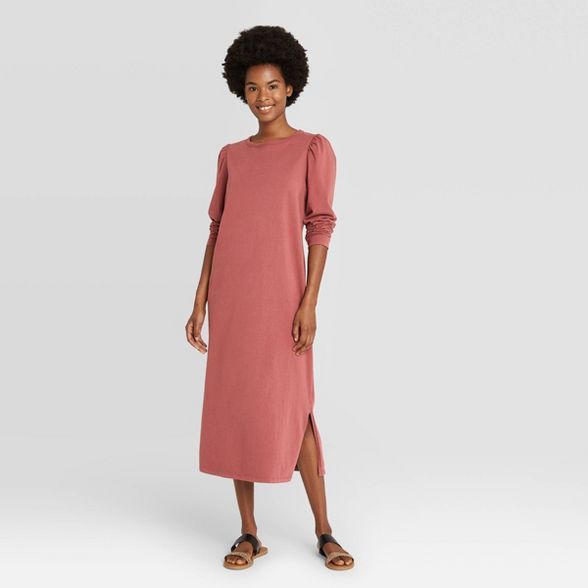 Women's Puff Long Sleeve T-Shirt Dress - Universal Thread™ | Target