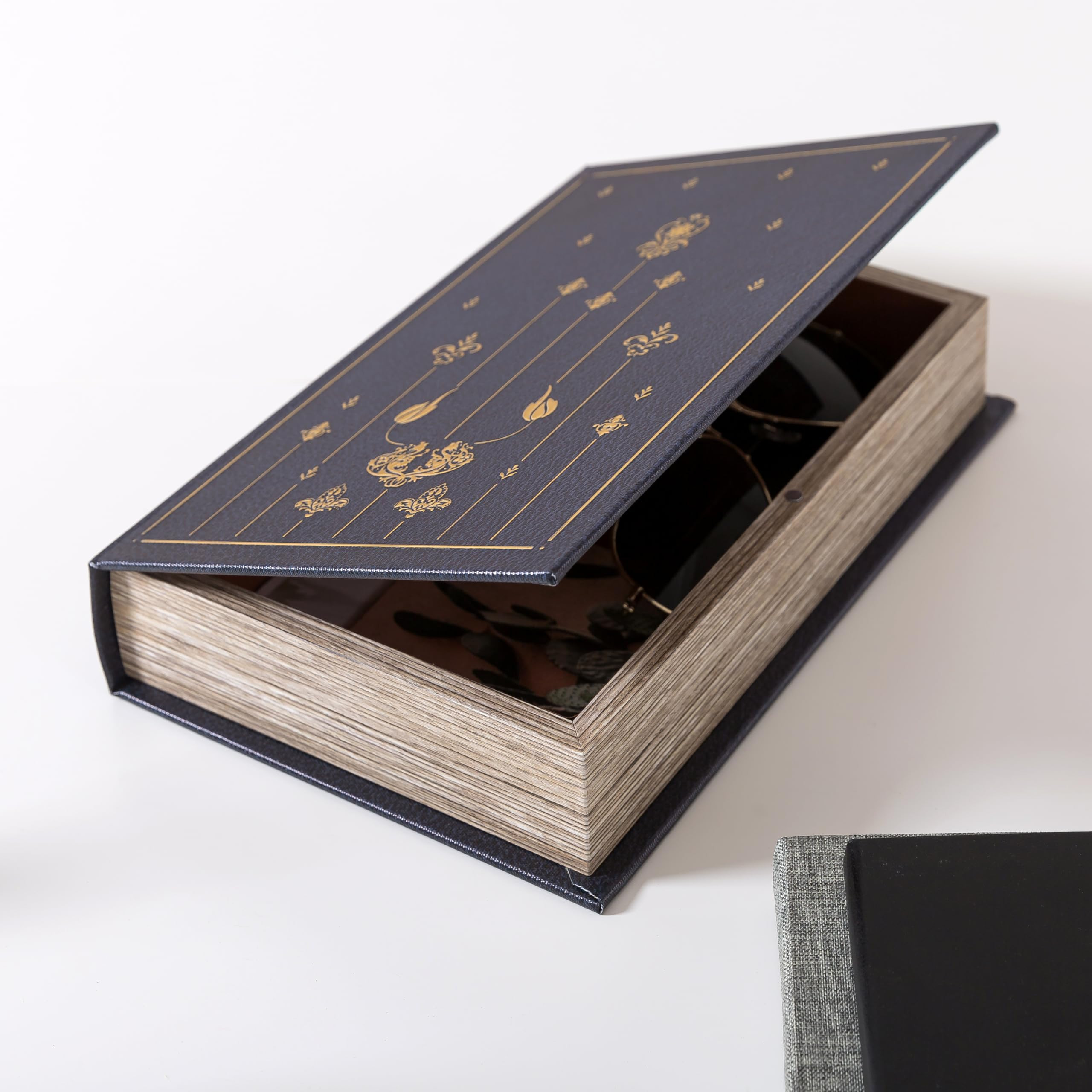 Soul & Lane Faux Book Storage Box – 10" x 6.7" x 1.8" Book Shaped Box with Magnetic Closure, De... | Amazon (US)