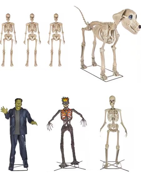 Home Depot released their Halloween skeletons early this year! 
12 foot skelly, 7 foot skelly dog, 7 foot animated Frankenstein, 12.5 foot inferno deadwood skelly, 3 pack of 5 foot possible skellys 
#halloween

#LTKparties #LTKhome #LTKSeasonal