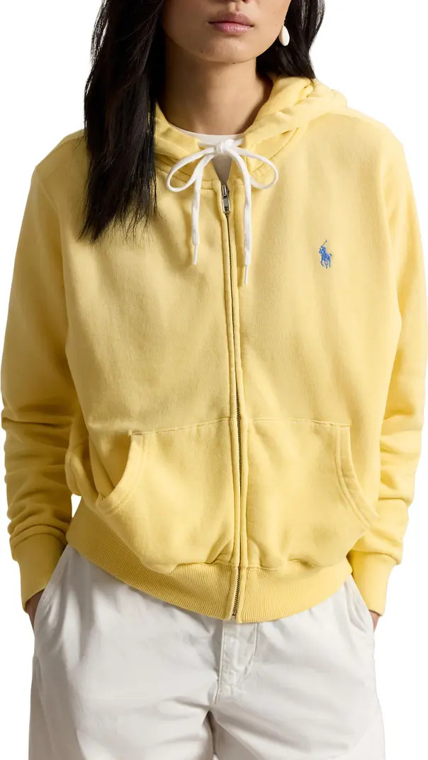 Lightweight Cotton Fleece Hoodie | Nordstrom