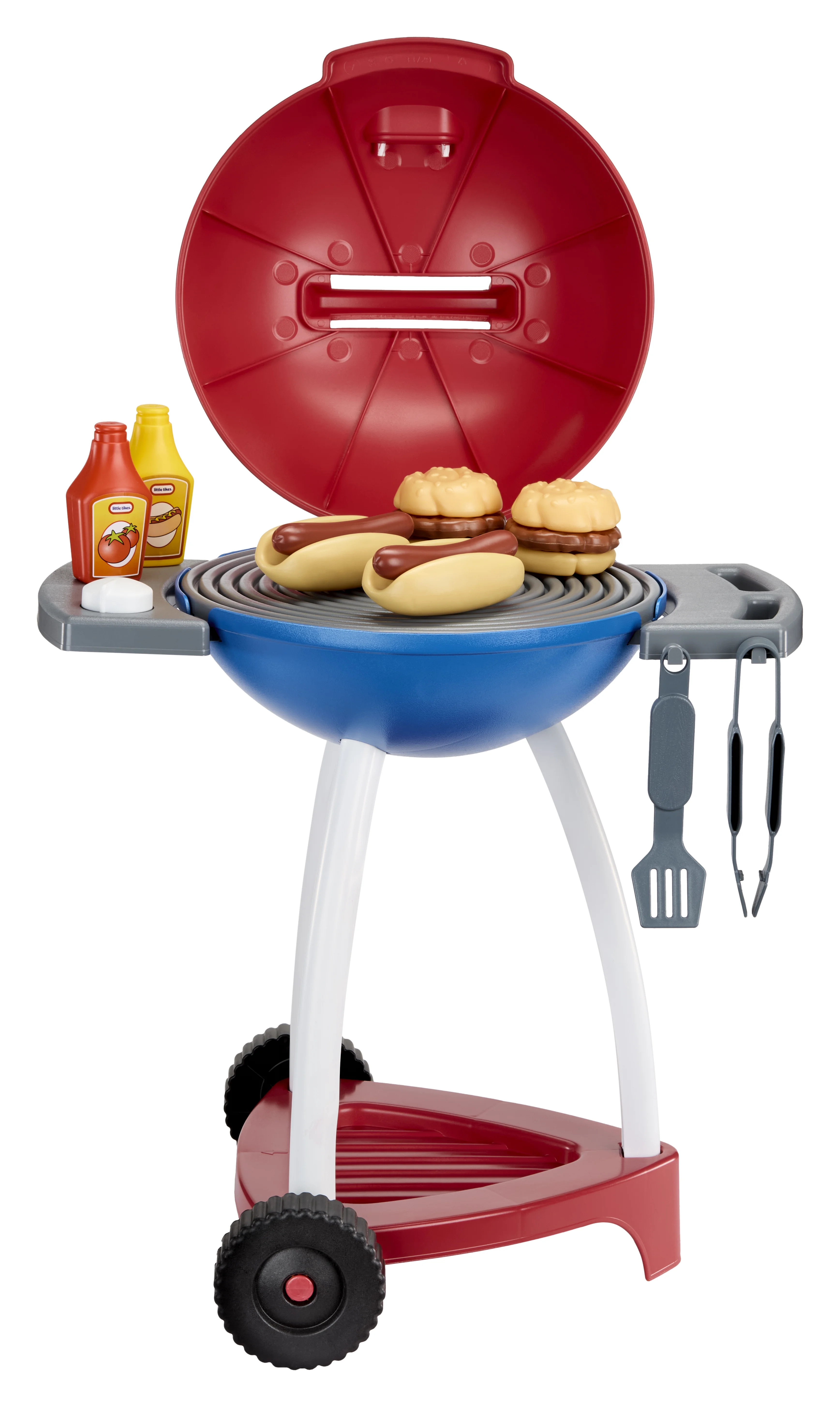 Little Tikes Sizzle & Serve Grill – Red, White & Blue, 14 Accessories, Little Chef Interactive ... | Walmart (US)