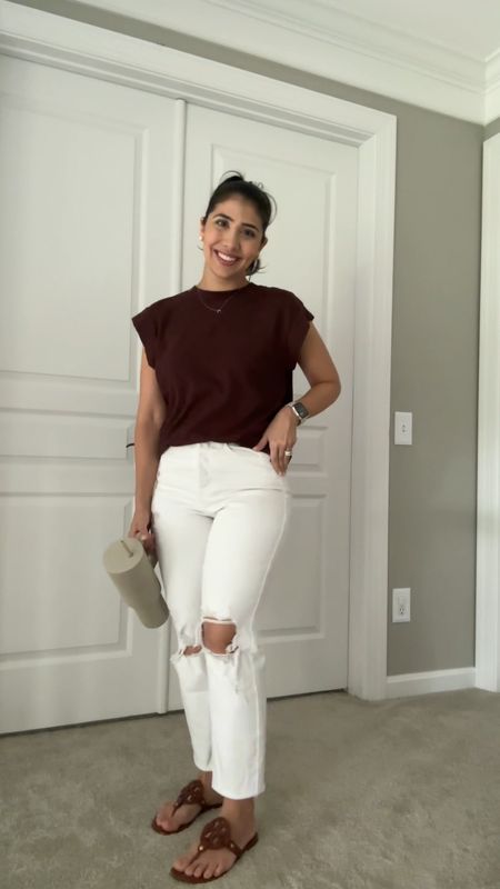 I love incorporating white after Labor Day, but usually only through September. It’s so arbitrary but just a rule I personally follow. This easy-to-recreate early Fall look features an incredibly versatile $10 tee. I’ve already styled it so many ways - check out my previous posts!! 

#LTKstyletip #LTKSeasonal