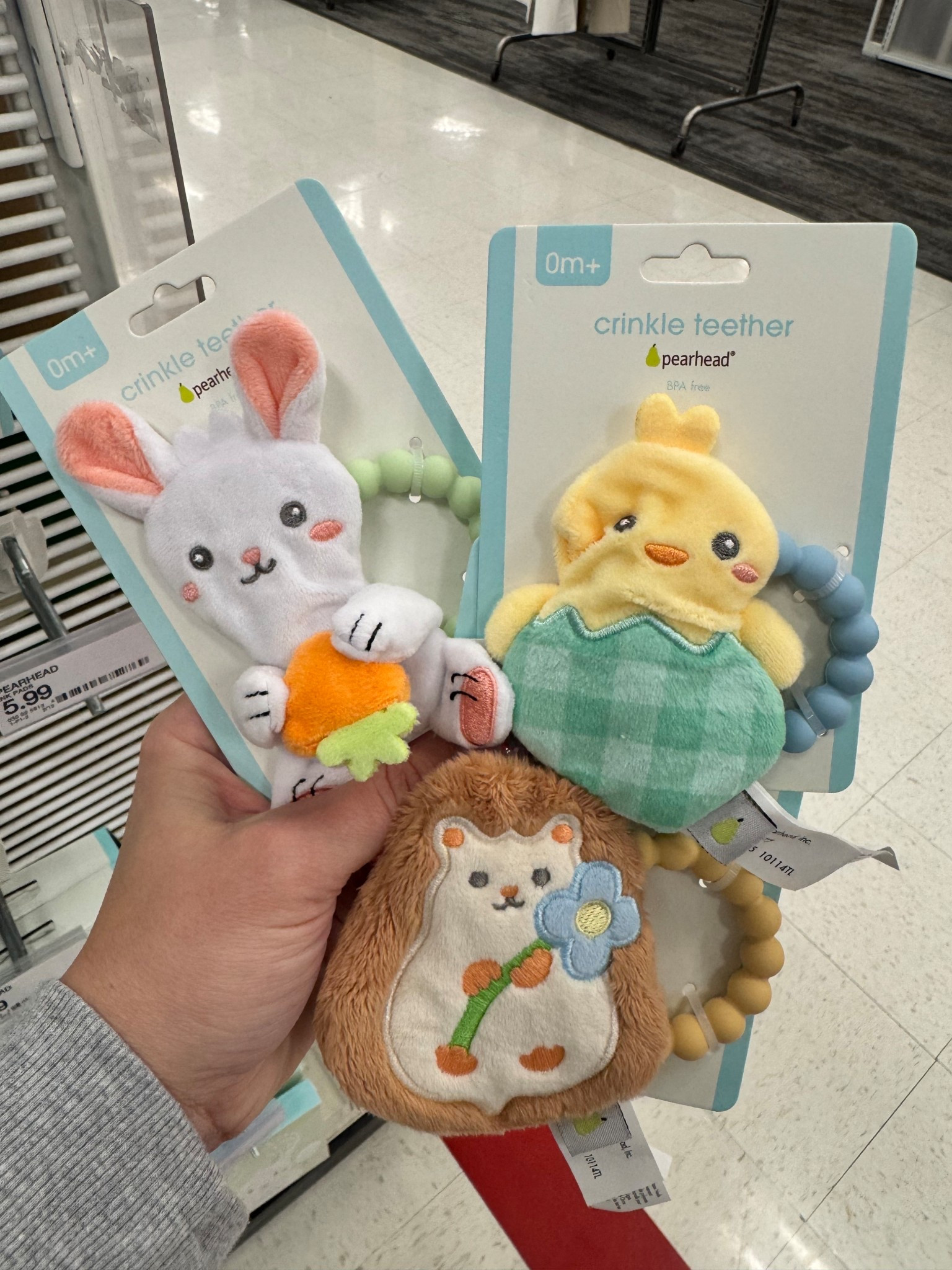 These Adorable Springtime Designs are perfect for any Easter baby basket or a thoughtful springtime gift for newborns, infants, and expecting parents. 
Stimulating Crinkle Sounds, Made perfectly for Little Hands, it’s lightweight, soft, and perfectly sized for tiny fingers to grasp! 

#LTKBaby #LTKSeasonal