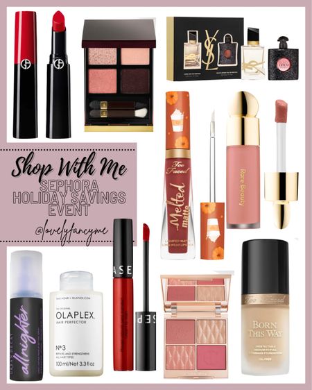 Sephora holiday savings event! Shop now rouge tier. Here’s some Sephora best sellers, gifts for her, and new releases. Xoxo💕

Sephora sale, makeup sale, vib sale, insider sale, sephora collection, gift guides, gift sets, sephora new arrivals, skincare sale, laneige lip sleeping mask, Sephora collection, nars blush, Dior, lipstick, shiseido eyelash curler, too faced lipstick, bum bum cream, pat mcgrath, lawless lip plumping lip gloss, too faced lip injections, nars blush, charlotte tilbury palette, rare beauty blush, lady bold, too faced lip gloss, too faced born this way, Dior lipstick, Dior born this way, charlotte tilbury air brush, ysl lipstick, yves saint laurent perfume, deep conditioner, hair care, mini palette, stocking stuffers, rare beauty blush, olaplex, urban decay setting spray, cocoa bold, benefit brows, benefit cosmetics brow pencil, too faced Christmas gift set, too faced Christmas palette, Laura mercier setting powder, fenty beauty lip gloss bomb #Sephora #holidaysavingsevent #makeup #skincare #hairtools #haircare 

Follow my shop @lovelyfancyme on the @shop.LTK app to shop this post and get my exclusive app-only content!

#liketkit #LTKfamily #LTKSeasonal #LTKunder100 #LTKbeauty #LTKHoliday #LTKsalealert
@shop.ltk