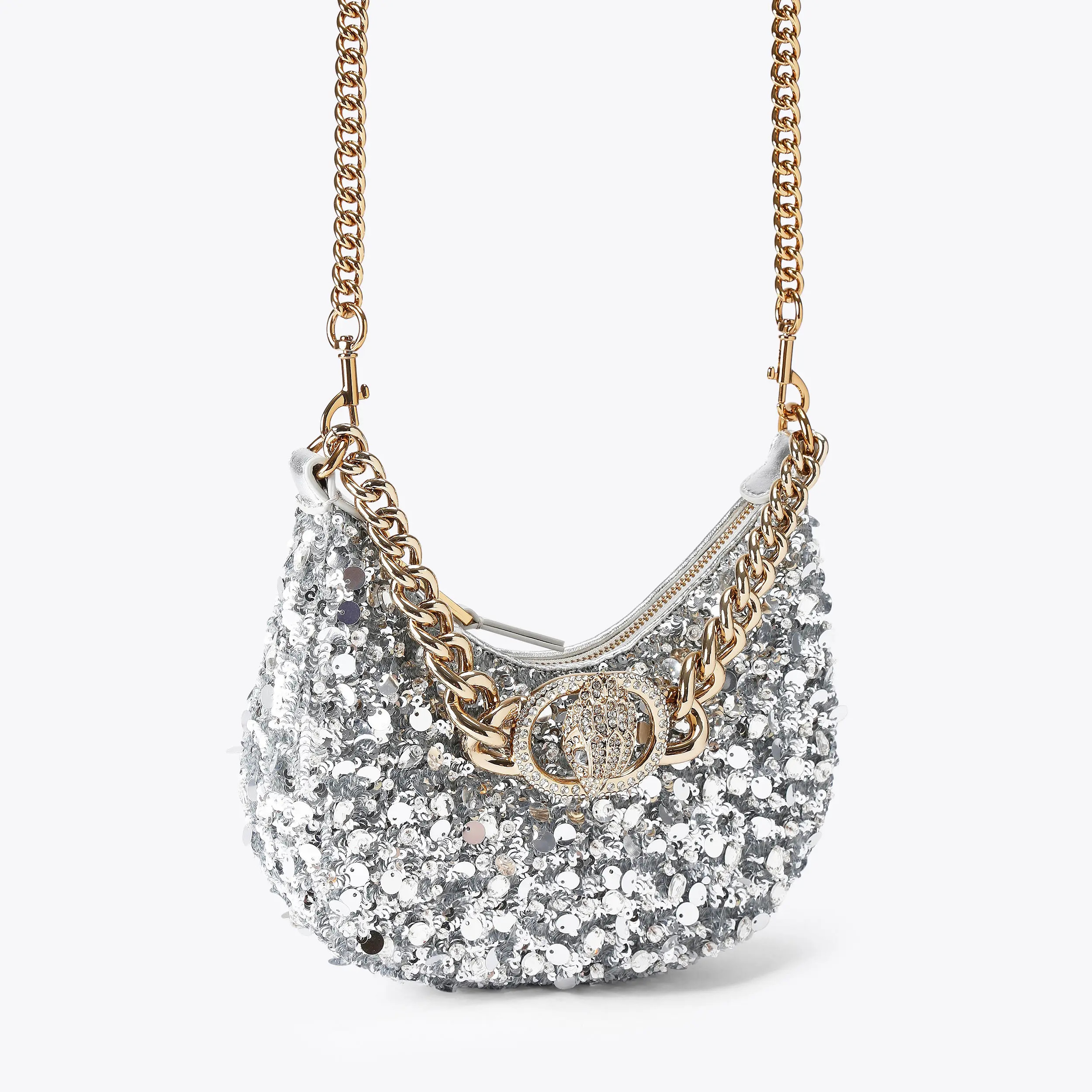 small chelsea chain hobo bag | Kurt Geiger US