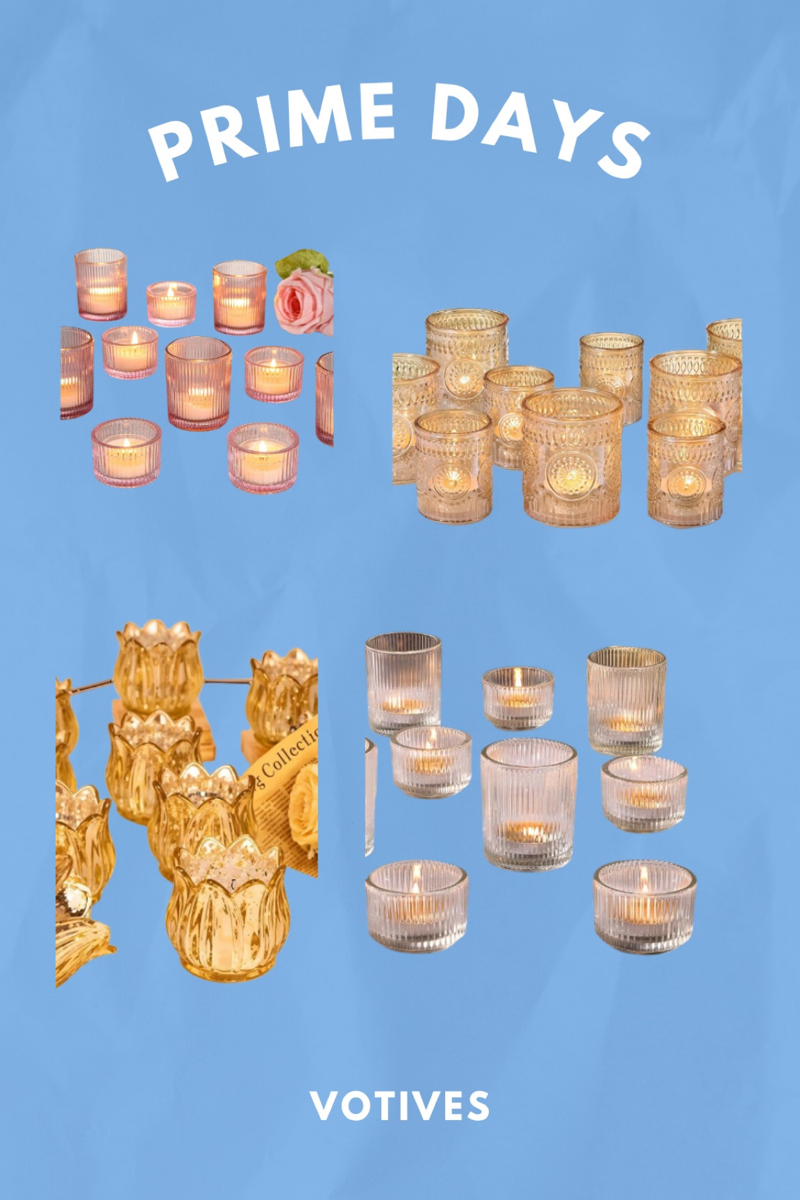 Favorite votive candle sales from prime days! 

#LTKSeasonal #LTKParties #LTKWedding