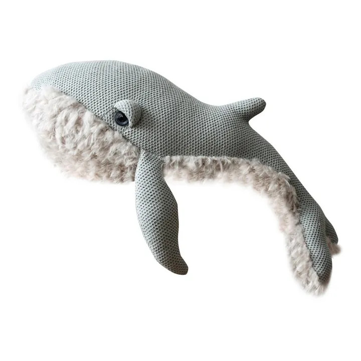 Grandma Giant Whale Soft Toy 83cm | Verdigris | Smallable