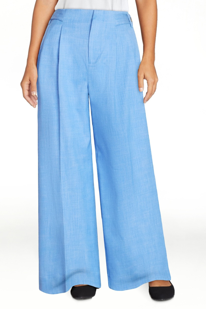 Free Assembly Women's and Women's Plus High Rise Wide Leg Cropped Pants, 27" Inseam, Sizes XS-4X | Walmart (US)
