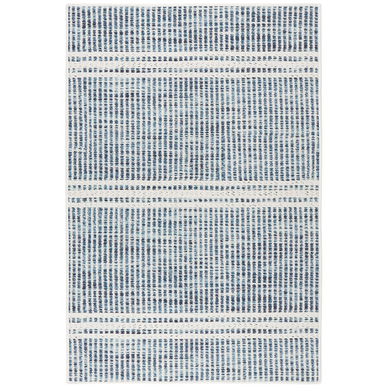 Malta Blue Machine Washable Rug | Annie Selke