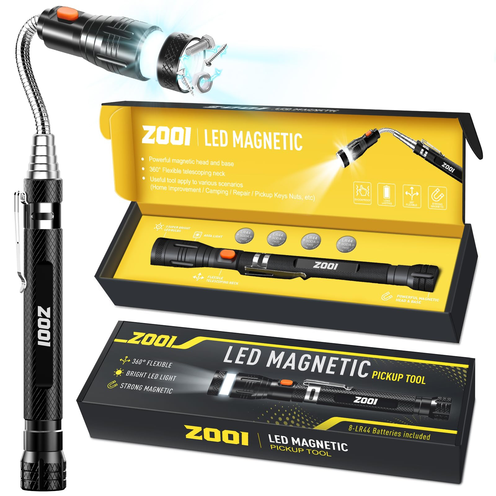 ZOOI Stocking Stuffers for Men Adults, Christmas Gifts for Men, Dad, Him, Husband, Telescoping Ma... | Amazon (US)