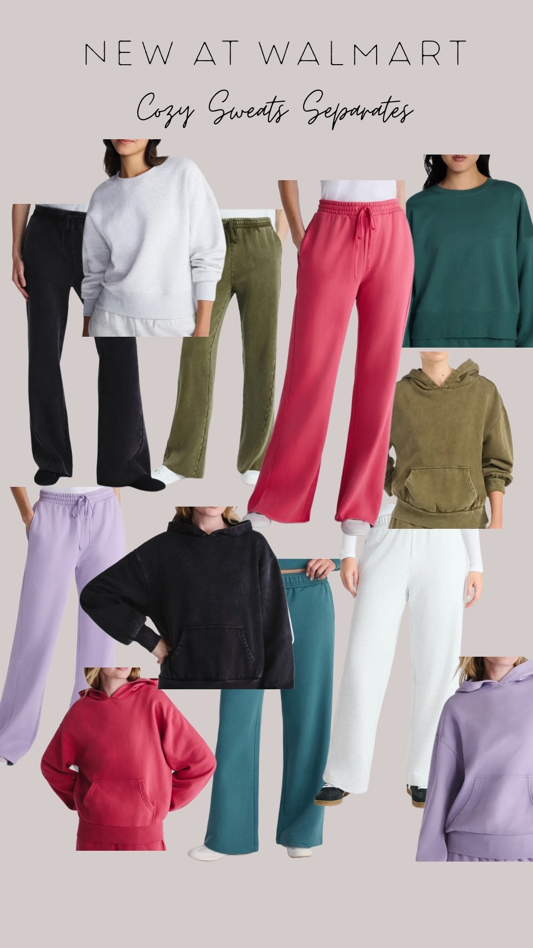New at Walmart Cozy Sweats Separates


Affordable women’s sweats. Trending women’s sweats will sell out.

#LTKootd #LTKSeasonal #LTKmomlife