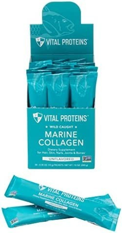 Vital Proteins Marine Collagen Peptides Powder Supplement for Skin Hair Nail Joint - Hydrolyzed C... | Amazon (US)