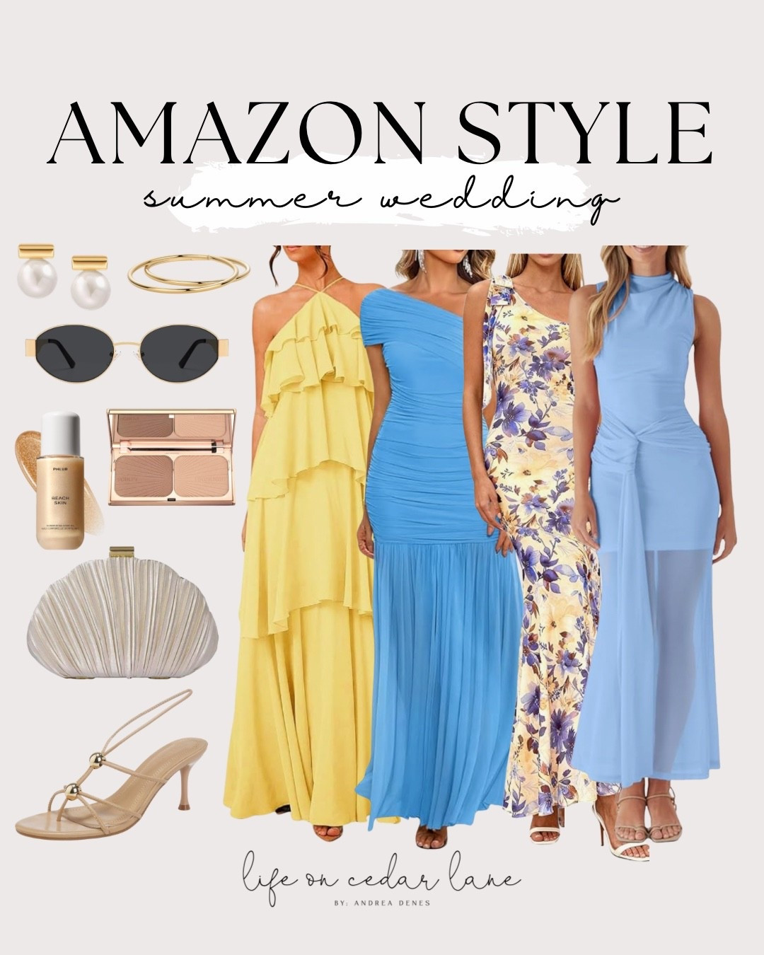 Summer wedding inspiration! Check out these chic Amazon picks for your next event. #amazonstyle #summerwedding