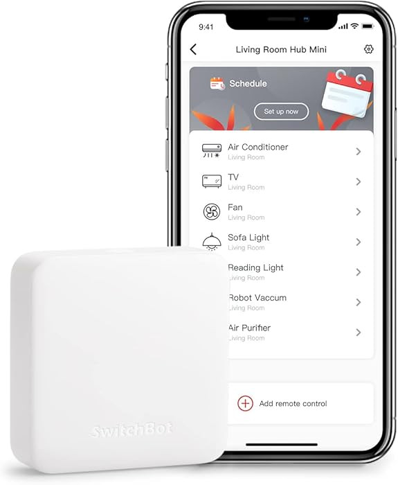 SwitchBot Hub Mini Smart Remote - IR Blaster, Link SwitchBot to Wi-Fi (Support 2.4GHz), Control T... | Amazon (US)