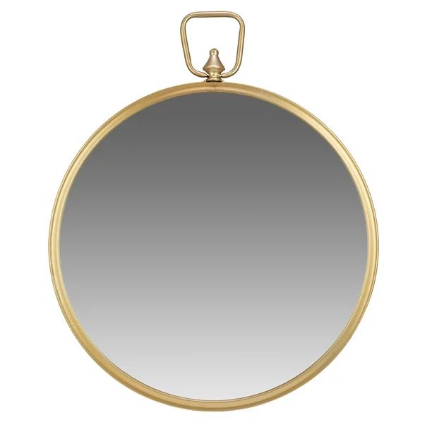 Gold Round Wall Mirror with Decorative Handle | Walmart (US)