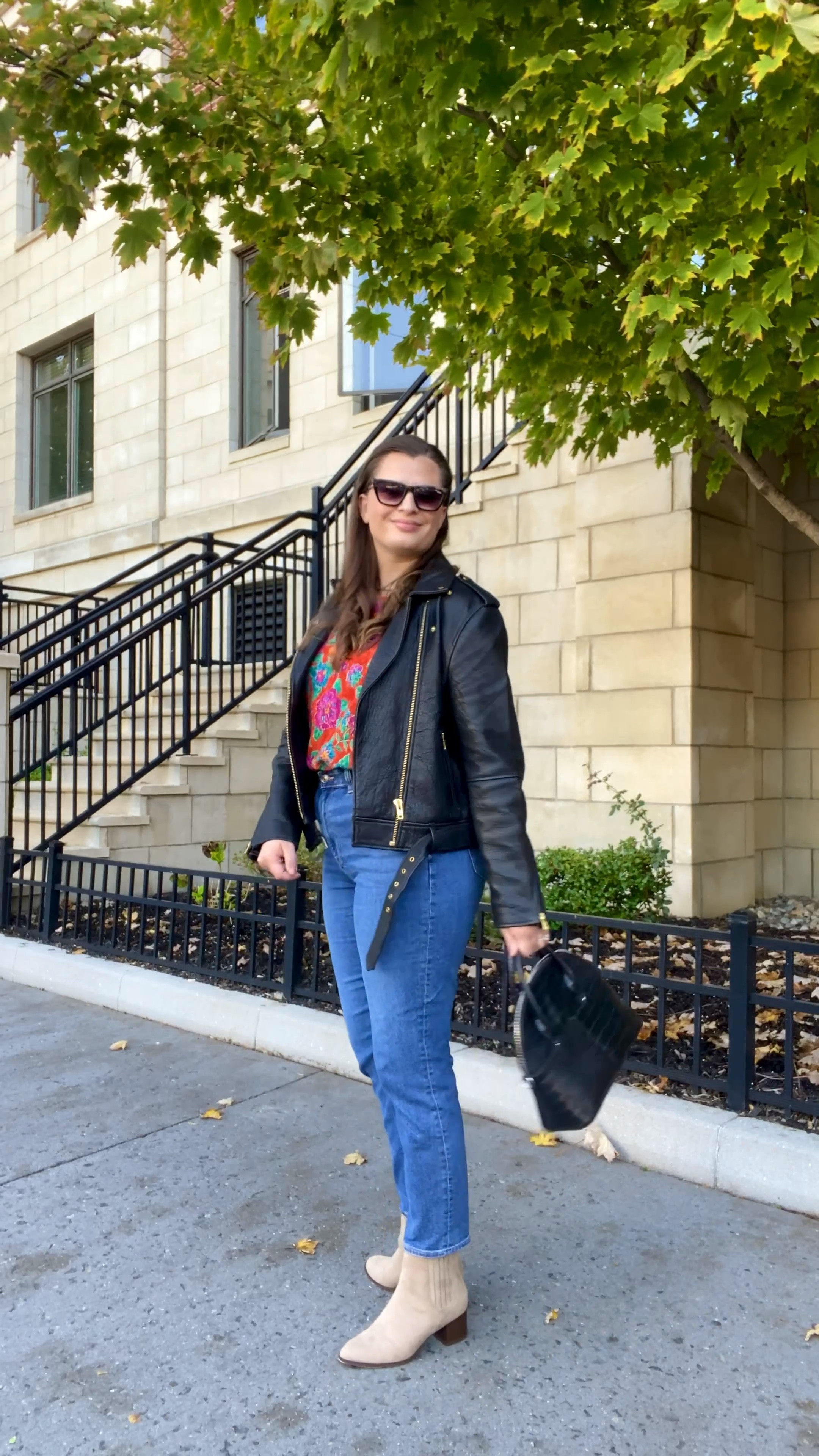 Casual fall outfit idea! Jeans and a leather jacket are always a good idea  

#LTKunder100 #LTKunder50 #LTKSeasonal