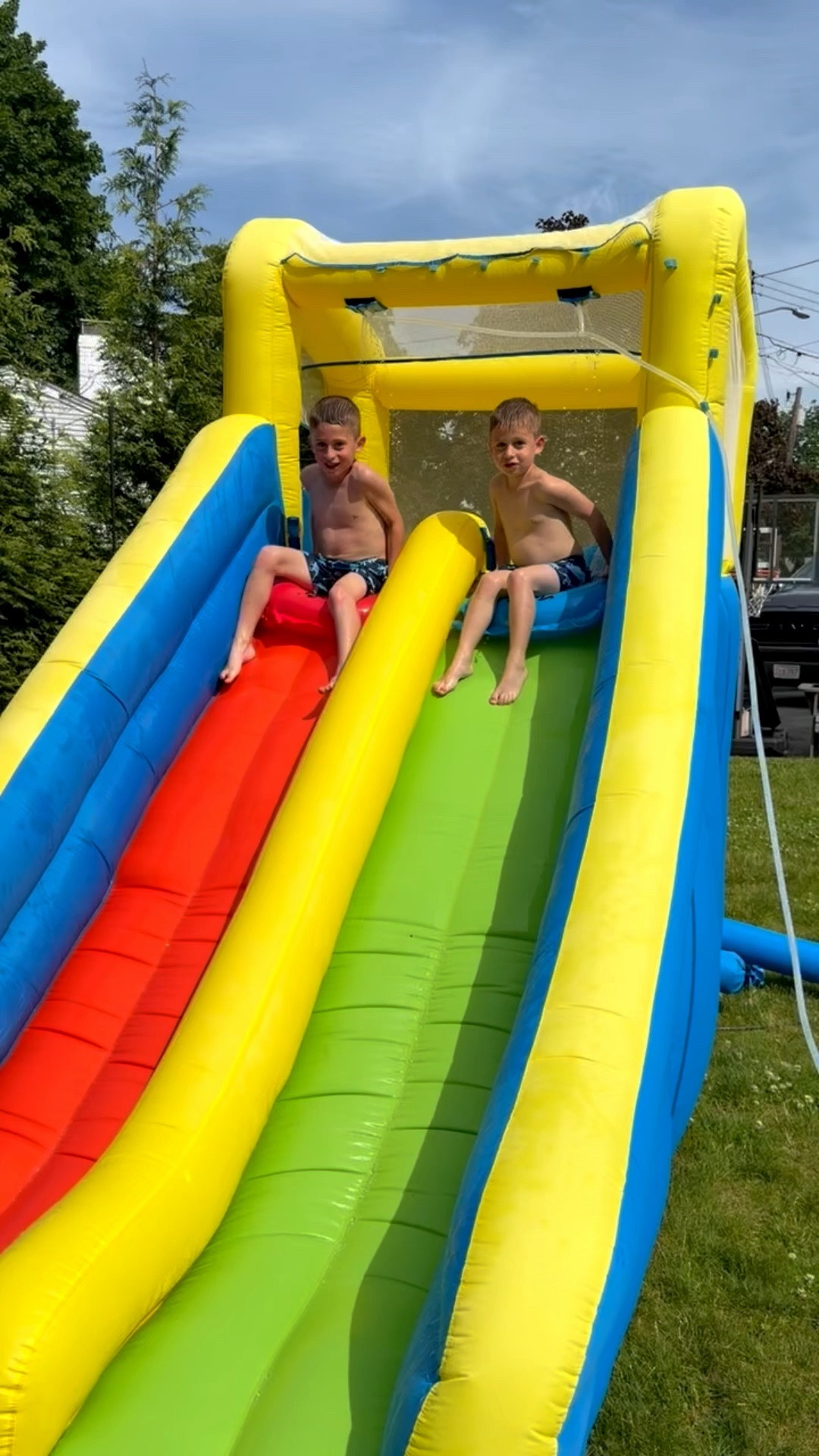 This is a must have for the summer to keep your kids busy. They love the water slide and the mini pool at the end!

#LTKdayinmylife #LTKSwim #LTKKids