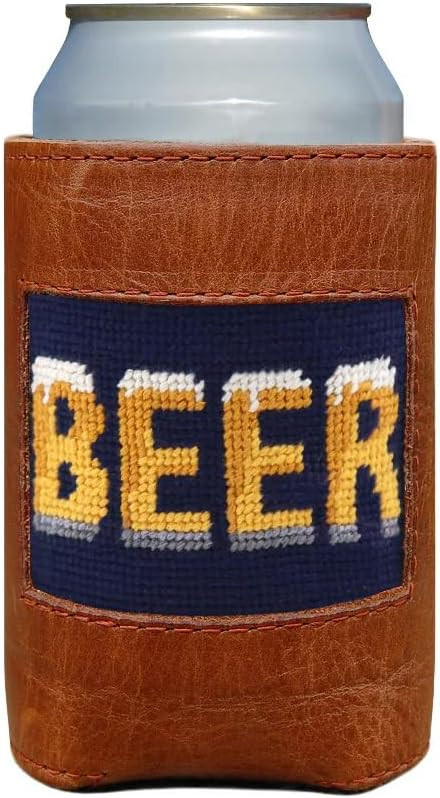 Beer Needlepoint Can Cooler by Smathers & Branson | Amazon (US)