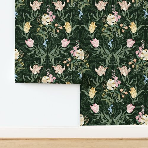 Victoria flower garden | Spoonflower