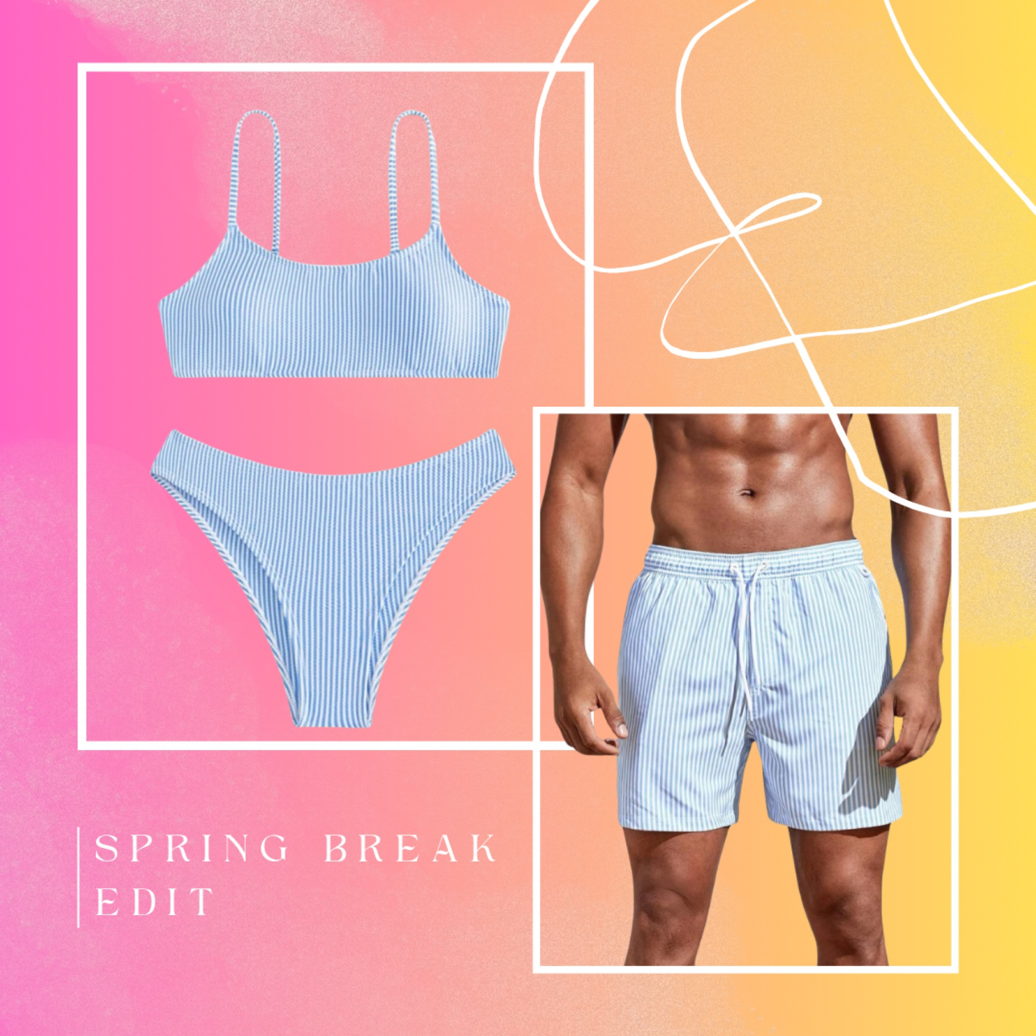 SPRING BREAK EDIT
couples matching swimsuits pt.7

#LTKfindsunder50 #LTKtravel #LTKSpringSale