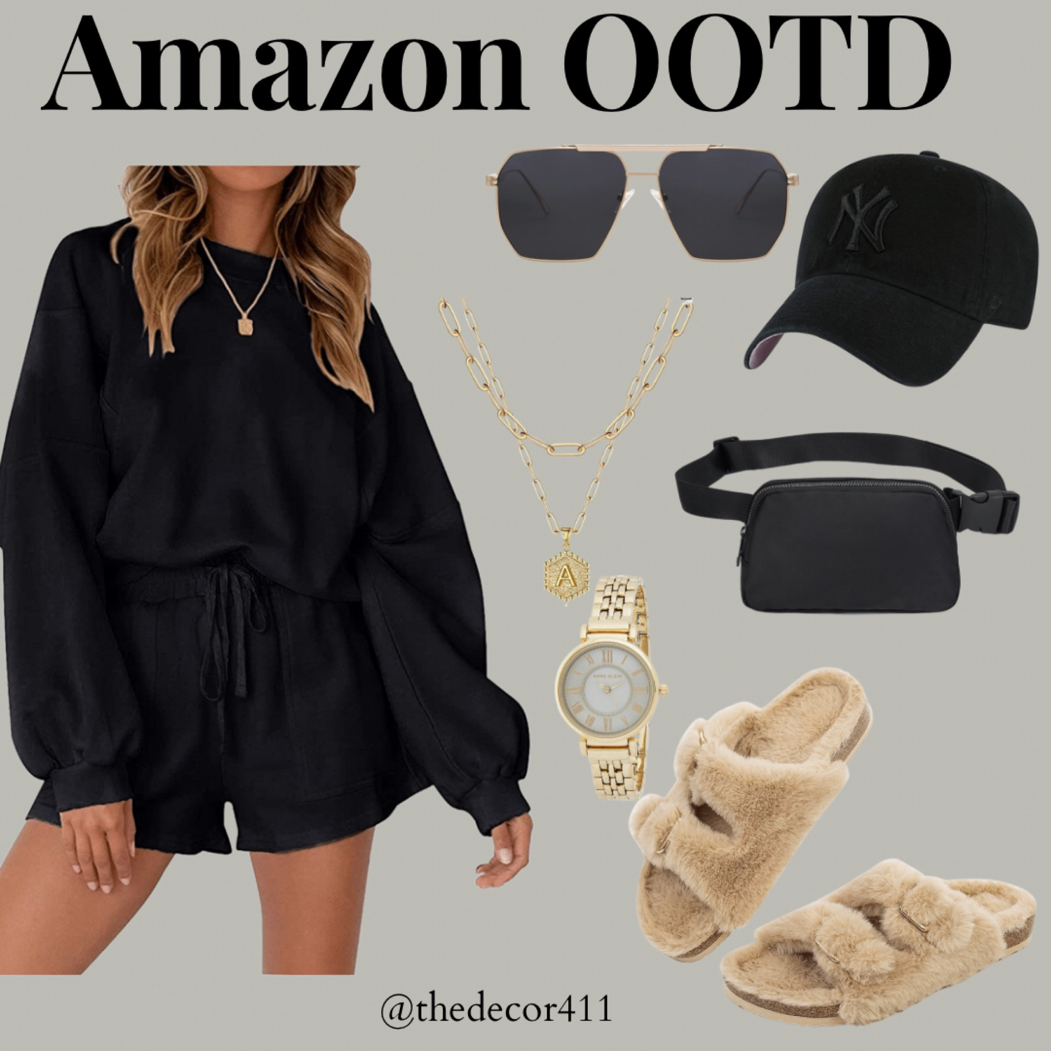 Amazon outfit - amazon comfy casual - amazon two piece set - amazon furry slippers - belt bag- ball cap - amazon lounge set 

#LTKFind #LTKsalealert #LTKSeasonal