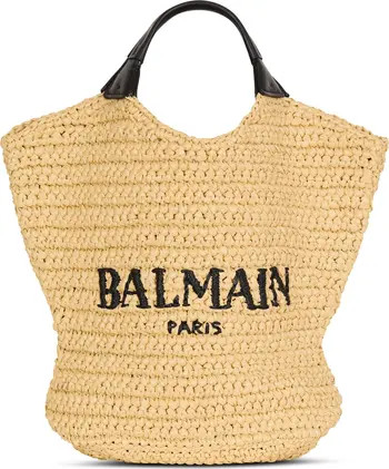 Balmain Mini Balmain crochet tote bag | Nordstrom | Nordstrom