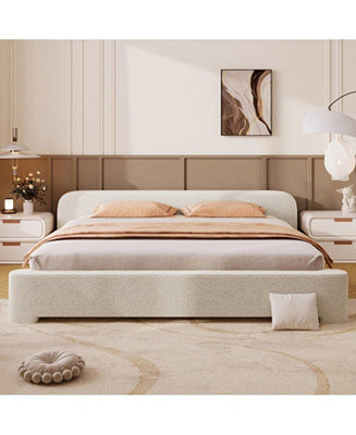Streamdale FurnitureCozy Bouce Upholstered Bed - A Dreamy Addition to Your Bedroom KING | Macy's
