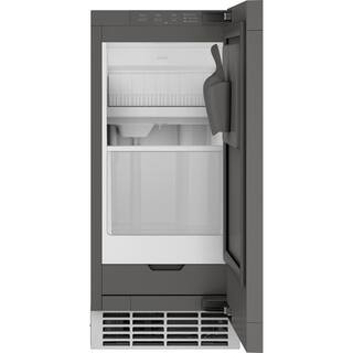 GE Profile 15 in. 50lb Built-In or Freestanding Ice Maker with Nugget Ice, Custom Panel Ready UNC... | The Home Depot