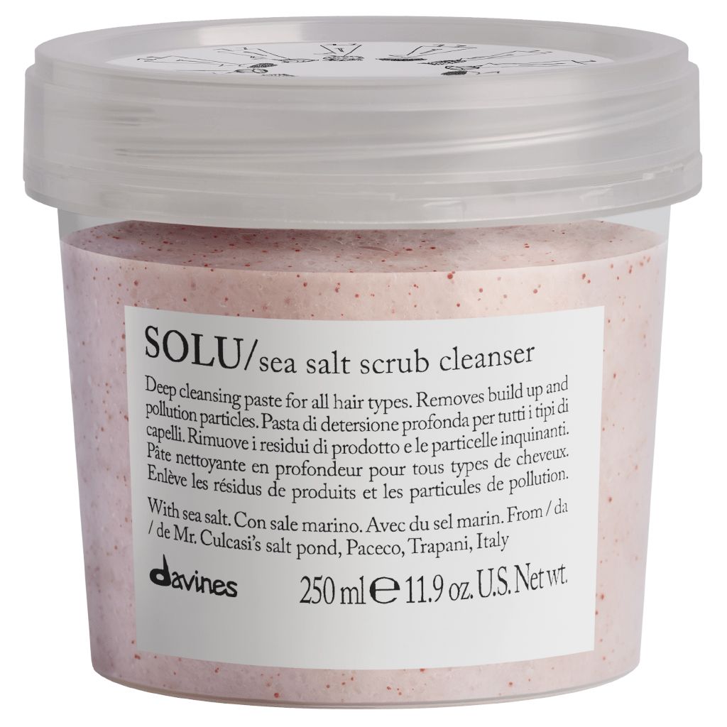 Davines ESSENTIALS Solu Clarifying Sea Salt Scrub 250ml | Adore Beauty (ANZ)