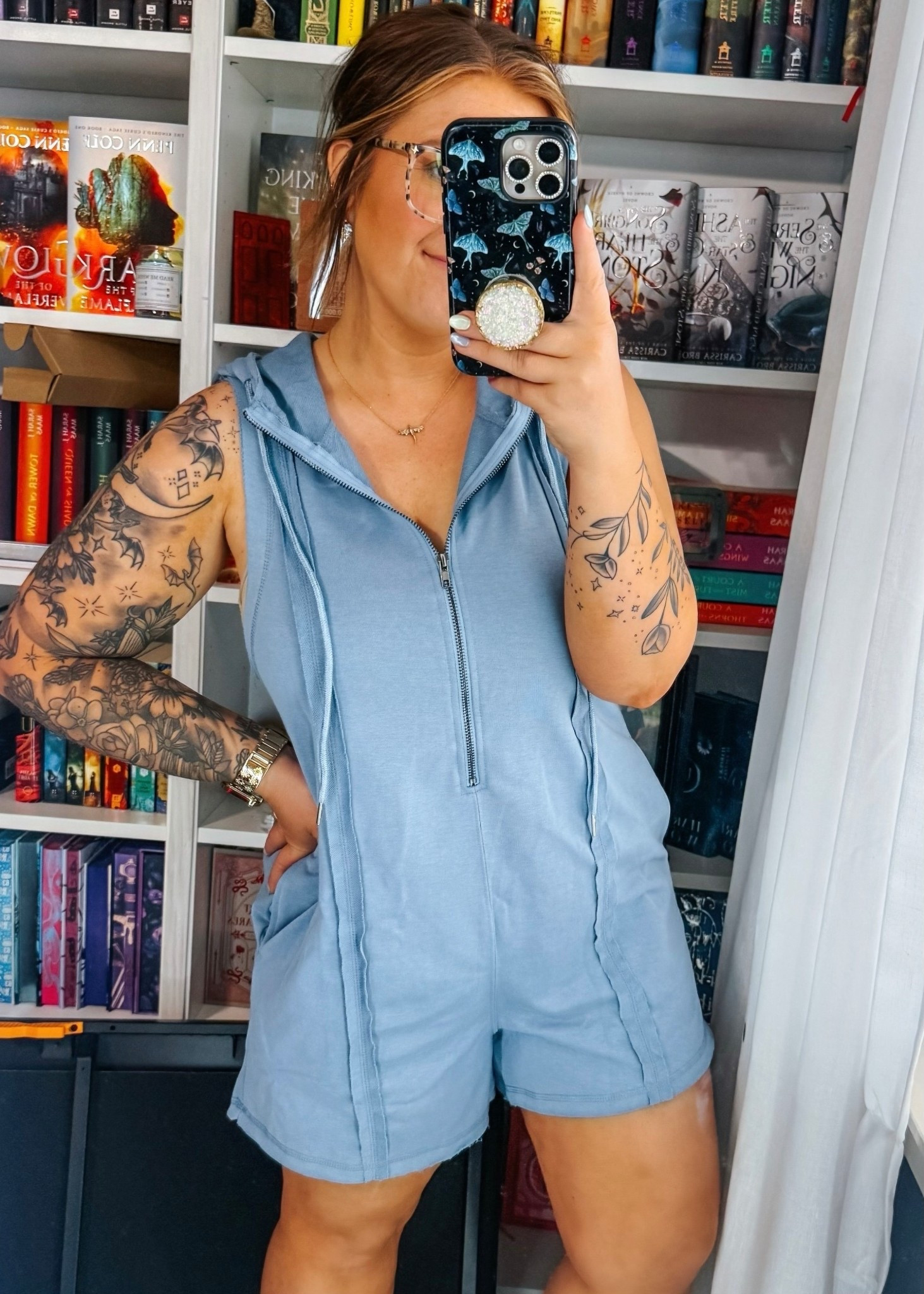 This romper said hot mom summer and I listened. Comfy, cute, and toddler-chase approved! #MomStyle #RompersOfTikTok #OOTD #SummerFit #MidsizeStyle #BookishMom #MomLifeFashion #TikTokFashion

#LTKFindsUnder50 #LTKMidsize #LTKSaleAlert