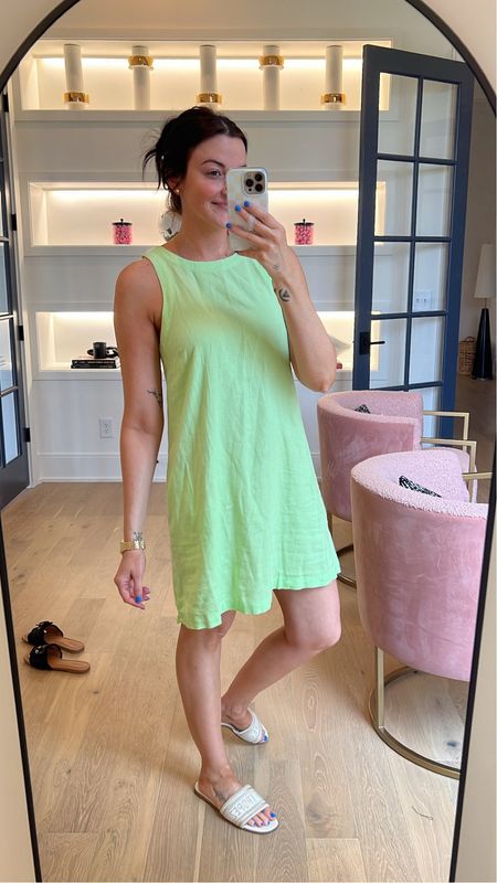 How fun is this color?? Dress is $20 and sandals are 20% off with Target Circle 

#LTKsalealert #LTKSeasonal #LTKstyletip