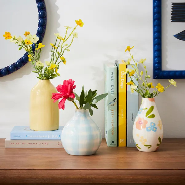 Set of 3 Ceramic Bud Vases | Dunelm (migrated)