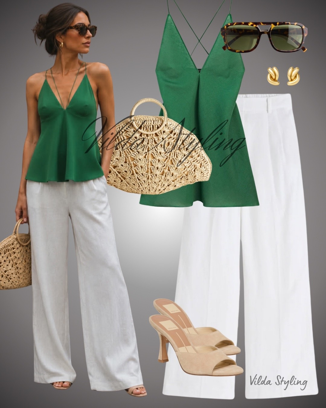 A timeless summer outfit with the perfect touch of color. Simple, chic, and easy to wear. 🌿

#LTKsummer #LTKeurope #LTKstyletip