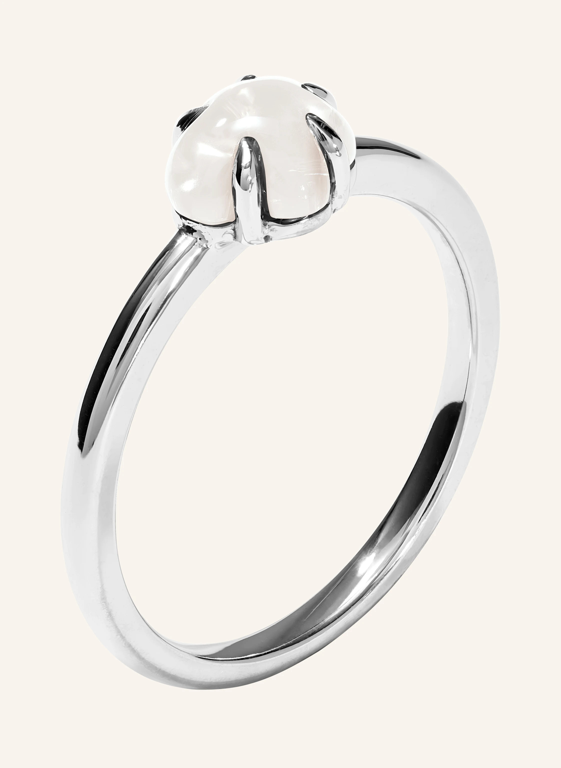 VIERI Ring WOLKE MILCHQUARZ MITTELGROß in gold | Breuninger (DACH)