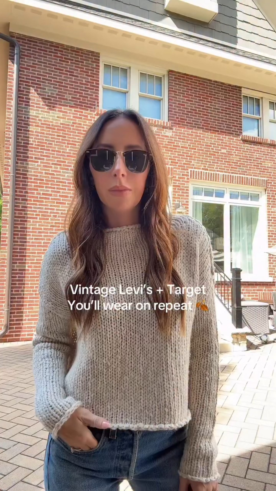 OOTD: You know it’s a good outfit when it hits all the cozy fall vibes 🍁 — vintage Levi’s from @withlovelenny , a sweater that feels like fall, and a chic little bag that looks designer… but it’s actually from Target 💎✨ I’ve linked everything, including similar Levi’s, and if you’re hunting for a vintage pair, Lenny does virtual appointments!

Comment “Shop” and I’ll send it your way💌
 🛍️ 

#ootd #falloutfits #fallfashion #casualstyle #momstyle #styleover40 #sahmstyle #sahm #mominfluencer #easyoutfit #targetfinds