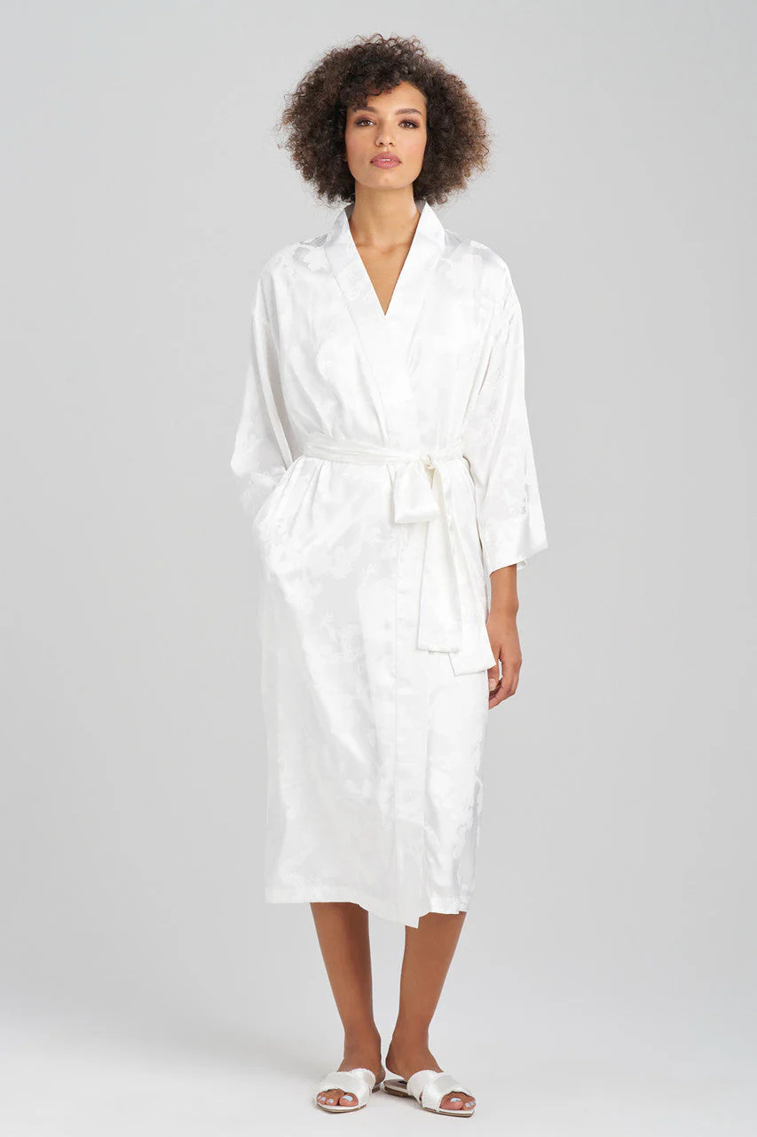 Buy Imperial Garden Robe in Warm White Online | NATORI | Natori