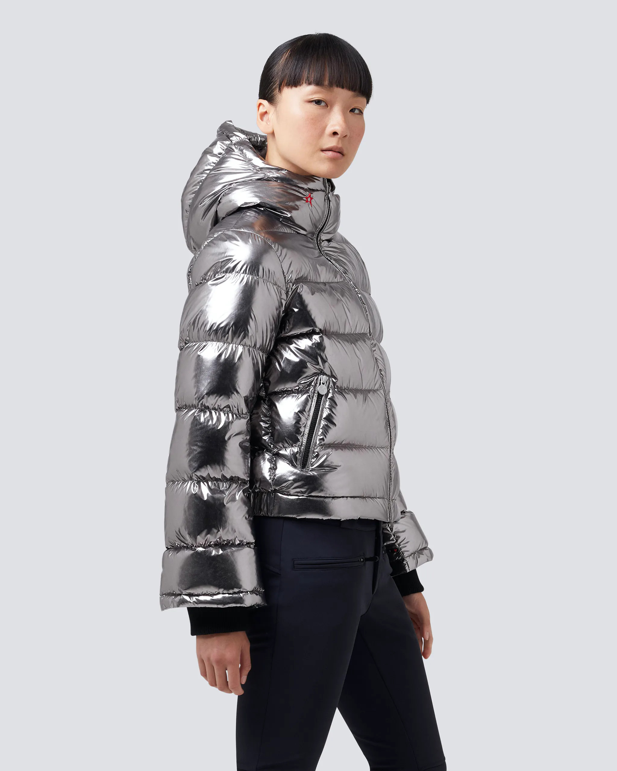 Metallic Polar Flare Jacket | Perfect Moment